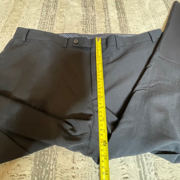 Lauren Ralph Lauren High Performance Wool Navy Blue Dress Pants 40W x 30L Mens - Picture 7 of 11